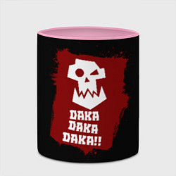Кружка 3D Daka-дакка: орки, цвет: 3D-белый + розовый — фото 2