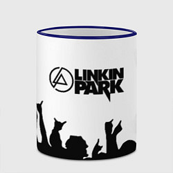 Кружка 3D LINKIN PARK, цвет: 3D-синий кант — фото 2