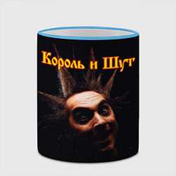 Кружка 3D Король и Шут Анархия спина, цвет: 3D-небесно-голубой кант — фото 2