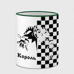 Кружка 3D Король и Шут, цвет: 3D-зеленый кант — фото 2