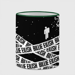 Кружка 3D BILLIE EILISH: Black Tape, цвет: 3D-зеленый кант — фото 2