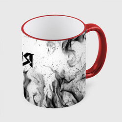 Кружка 3D АРИЯ, цвет: 3D-красный кант
