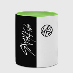 Кружка 3D Stray Kids, цвет: 3D-белый + светло-зеленый — фото 2