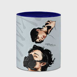 Кружка 3D Stray Kids, цвет: 3D-белый + синий — фото 2