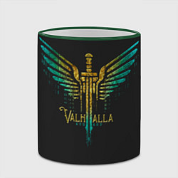 Кружка 3D Vikings Valhalla, цвет: 3D-зеленый кант — фото 2