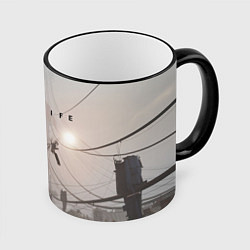 Кружка 3D HALF-LIFE, цвет: 3D-черный кант