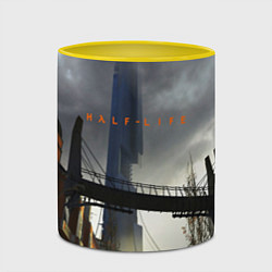 Кружка 3D HALF LIFE, цвет: 3D-белый + желтый — фото 2