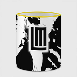 Кружка 3D Lindemann, цвет: 3D-желтый кант — фото 2