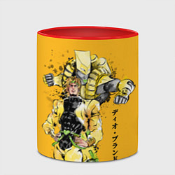 Кружка 3D JoJo Bizarre Adventure, цвет: 3D-белый + красный — фото 2