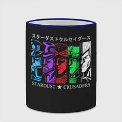 Кружка 3D JoJo Bizarre Adventure, цвет: 3D-синий кант — фото 2