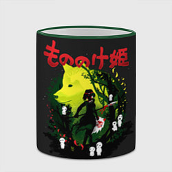 Кружка 3D Princess Mononoke, цвет: 3D-зеленый кант — фото 2
