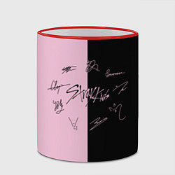 Кружка 3D STRAY KIDS, цвет: 3D-красный кант — фото 2