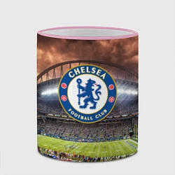 Кружка 3D FC Chelsea, цвет: 3D-розовый кант — фото 2