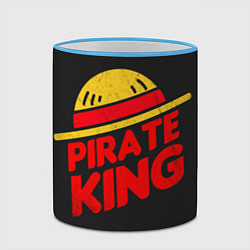 Кружка 3D One Piece Pirate King, цвет: 3D-небесно-голубой кант — фото 2