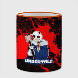 Кружка 3D UNDERTALE, цвет: 3D-оранжевый кант — фото 2