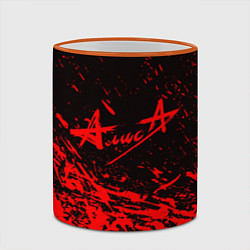 Кружка 3D АлисА, цвет: 3D-оранжевый кант — фото 2