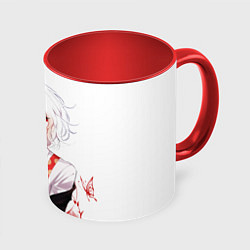 Кружка 3D Сузуя Джузо, цвет: 3D-белый + красный