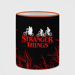 Кружка 3D STRANGER THINGS, цвет: 3D-оранжевый кант — фото 2
