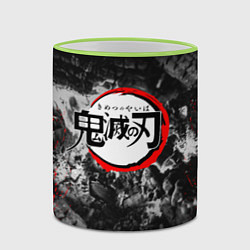 Кружка 3D KIMETSU NO YAIBA, цвет: 3D-светло-зеленый кант — фото 2