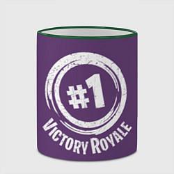 Кружка 3D Victory Royale, цвет: 3D-зеленый кант — фото 2