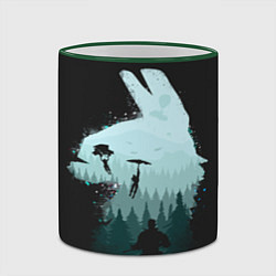 Кружка 3D Fortnite, цвет: 3D-зеленый кант — фото 2