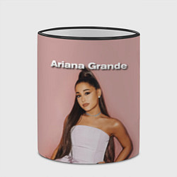 Кружка 3D Ariana Grande Ариана Гранде, цвет: 3D-черный кант — фото 2