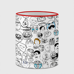 Кружка 3D МЕМЫ, цвет: 3D-красный кант — фото 2