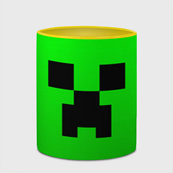 Кружка 3D MINECRAFT, цвет: 3D-белый + желтый — фото 2