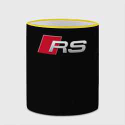 Кружка 3D AUDI RS, цвет: 3D-желтый кант — фото 2