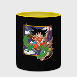 Кружка 3D Dragon Ball, цвет: 3D-белый + желтый — фото 2