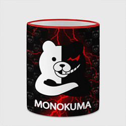 Кружка 3D MONOKUMA, цвет: 3D-красный кант — фото 2