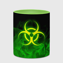 Кружка 3D BIOHAZARD, цвет: 3D-белый + светло-зеленый — фото 2