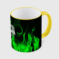 Кружка 3D C-OPSCRITICAL OPS, цвет: 3D-желтый кант