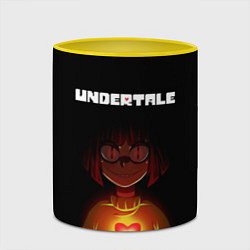 Кружка 3D UNDERTALE CHARA, цвет: 3D-белый + желтый — фото 2