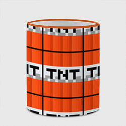 Кружка 3D Minecraft-Динамит, цвет: 3D-оранжевый кант — фото 2