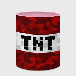 Кружка 3D MINECRAFT TNT, цвет: 3D-белый + розовый — фото 2