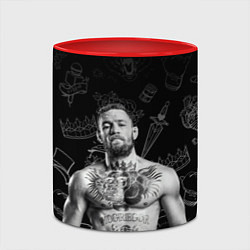 Кружка 3D CONOR McGREGOR, цвет: 3D-белый + красный — фото 2