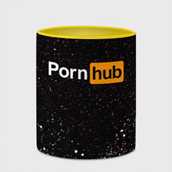 Кружка 3D PornHub, цвет: 3D-белый + желтый — фото 2