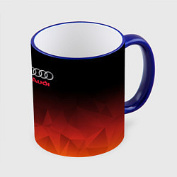 Кружка 3D AUDI, цвет: 3D-синий кант