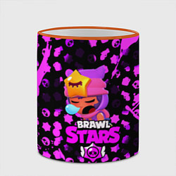 Кружка 3D BRAWL STARS SANDY, цвет: 3D-оранжевый кант — фото 2
