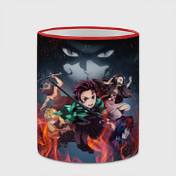 Кружка 3D KIMETSU NO YAIBA, цвет: 3D-красный кант — фото 2