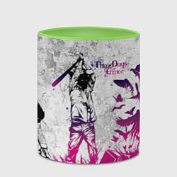 Кружка 3D Three Days Grace, цвет: 3D-белый + светло-зеленый — фото 2