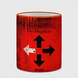 Кружка 3D Three Days Grace, цвет: 3D-оранжевый кант — фото 2