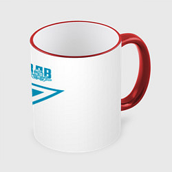 Кружка 3D ВДВ, цвет: 3D-красный кант