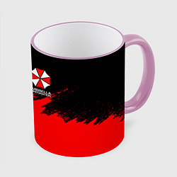 Кружка 3D UMBRELLA CORP, цвет: 3D-розовый кант