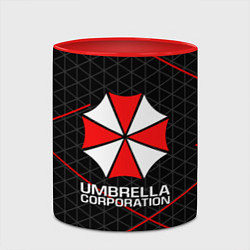 Кружка 3D UMBRELLA CORP, цвет: 3D-белый + красный — фото 2