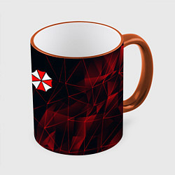 Кружка 3D UMBRELLA CORP, цвет: 3D-оранжевый кант