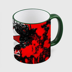 Кружка 3D UMBRELLA CORP, цвет: 3D-зеленый кант