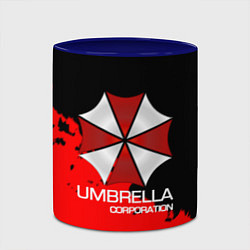 Кружка 3D UMBRELLA CORP, цвет: 3D-белый + синий — фото 2