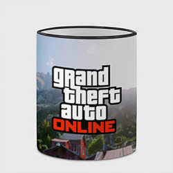 Кружка 3D GTA Online, цвет: 3D-черный кант — фото 2